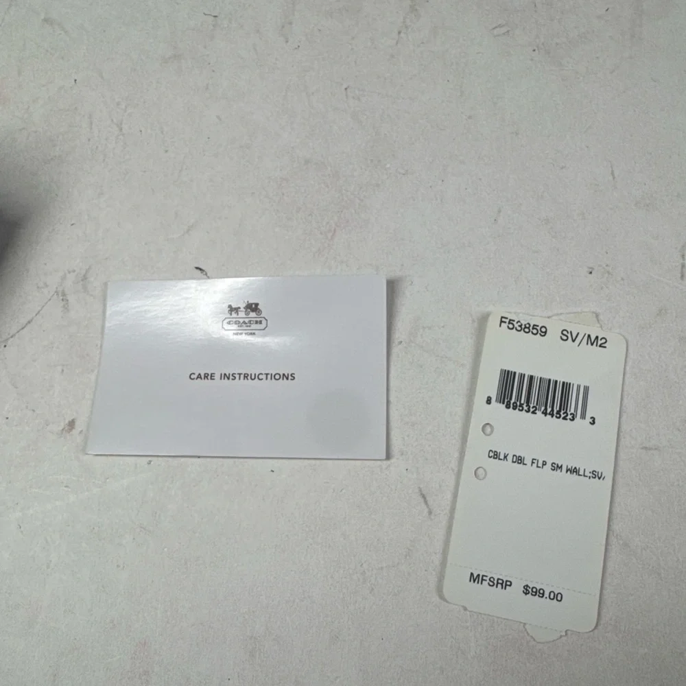 Coach Black, Green, and Blue Wallet - Picture 5 of 8